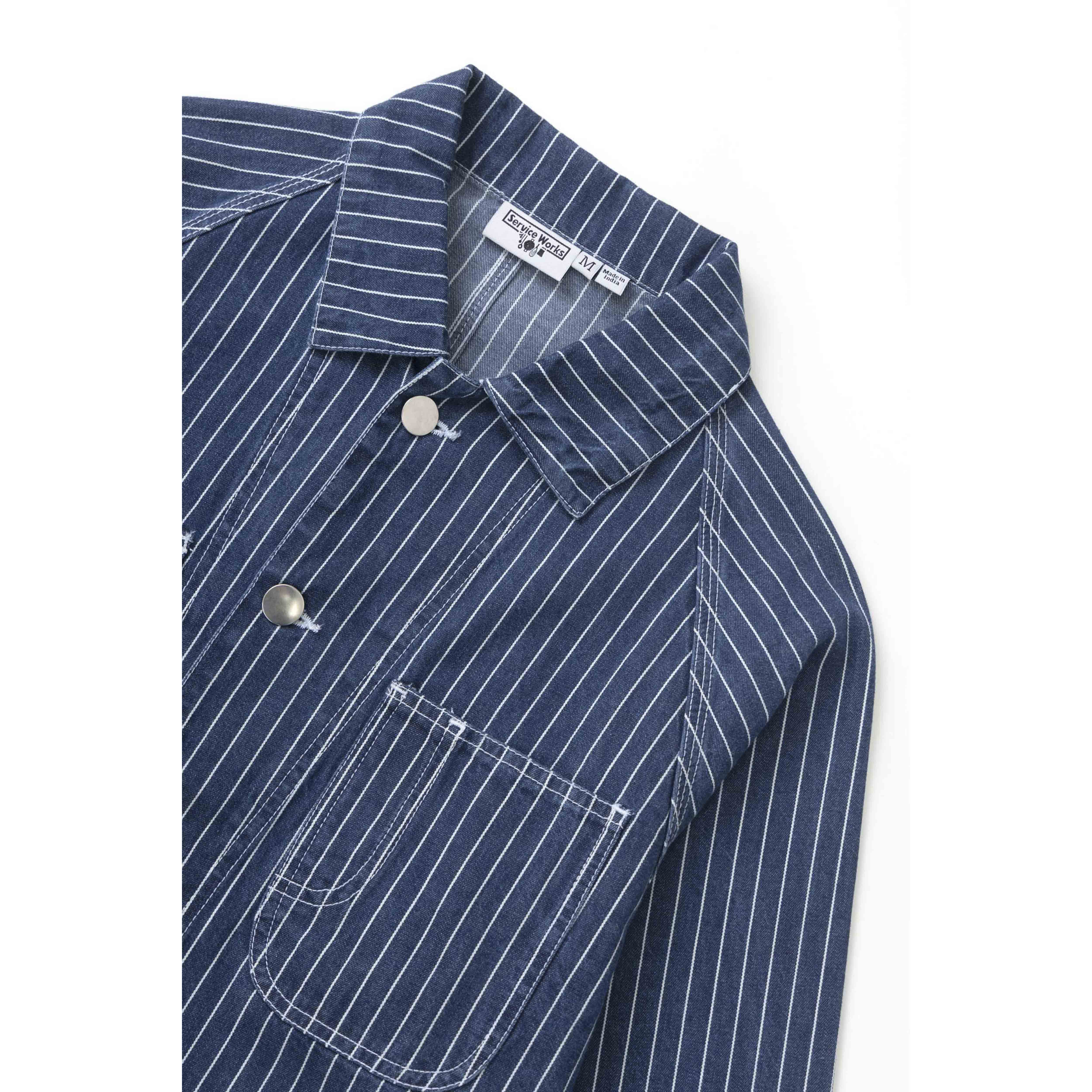 Service Works Pinstripe Denim Coverall | Clove & Creek