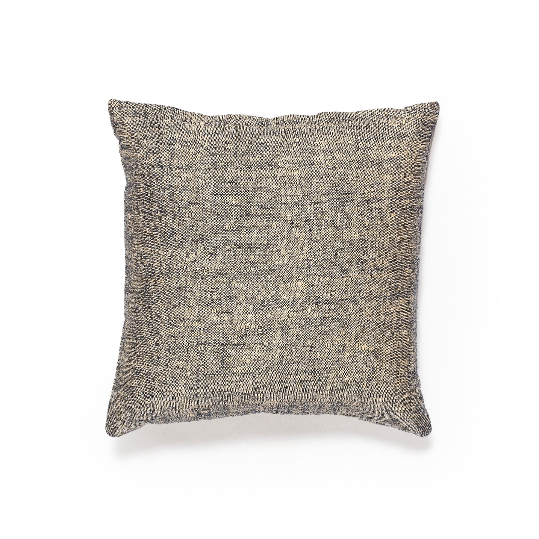 Samla Navy Cream Silk Cushion