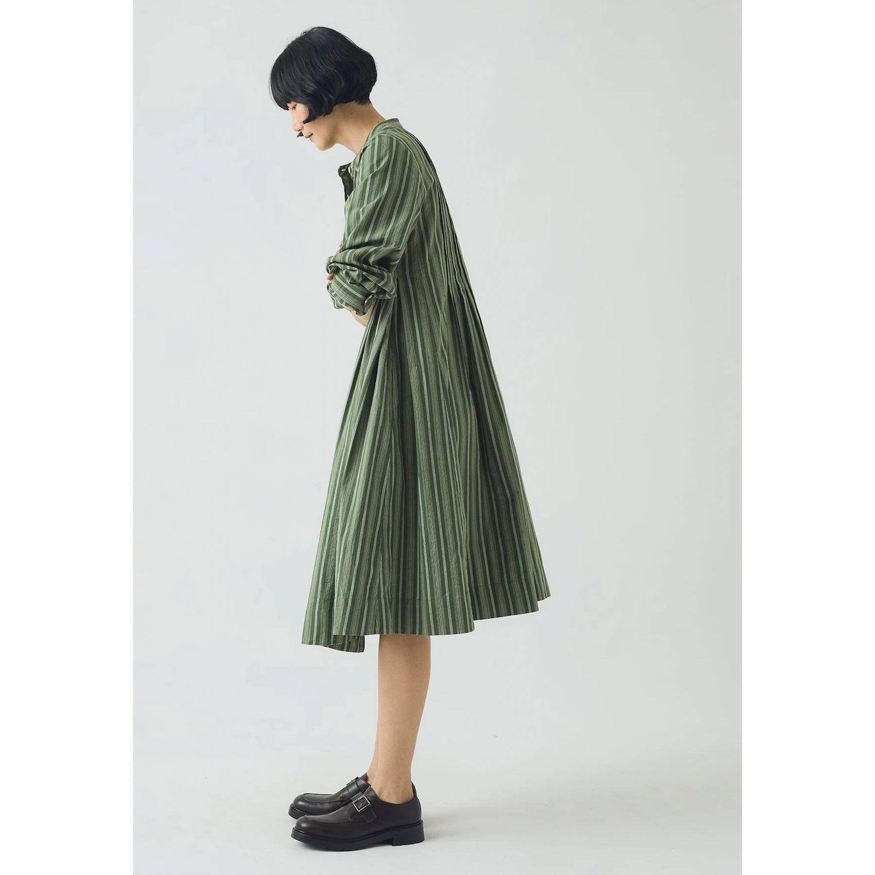 Toast Pintuck Sleepy Stripe Dress