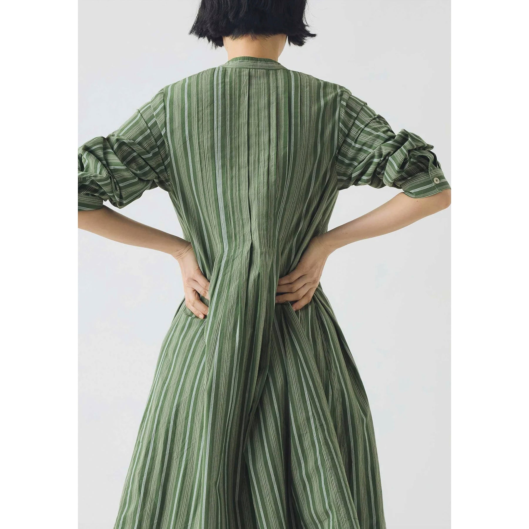 Toast Pintuck Sleepy Stripe Dress