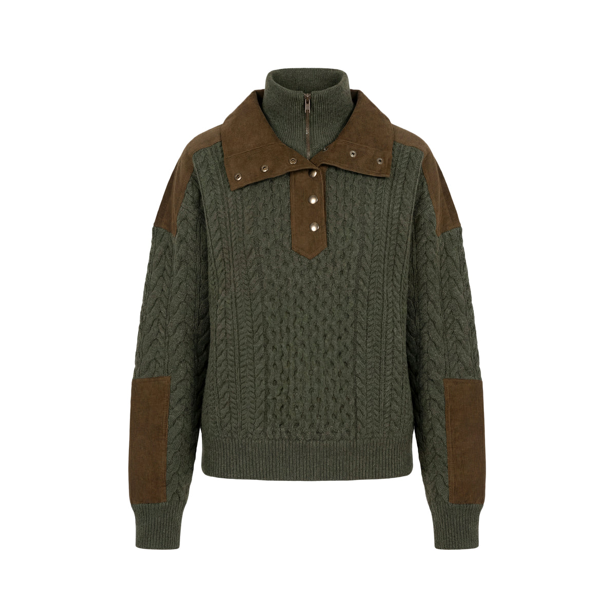 Sea New York Allen Cable Half-Zip Combo Pullover