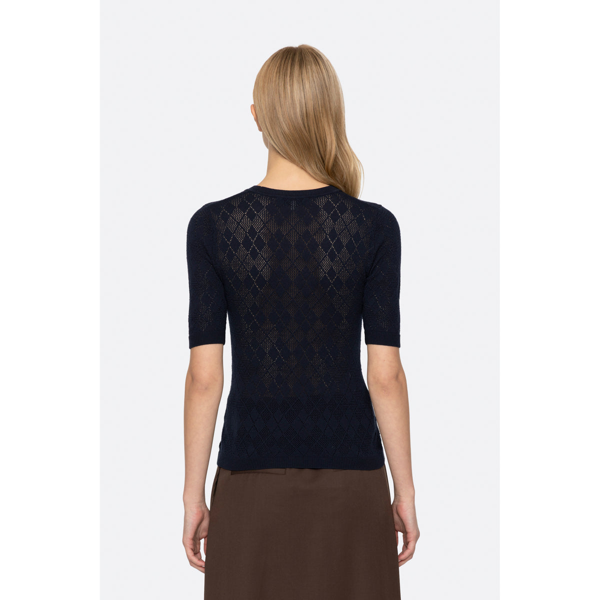 Sea New York Jane Argyle Crew Sweater