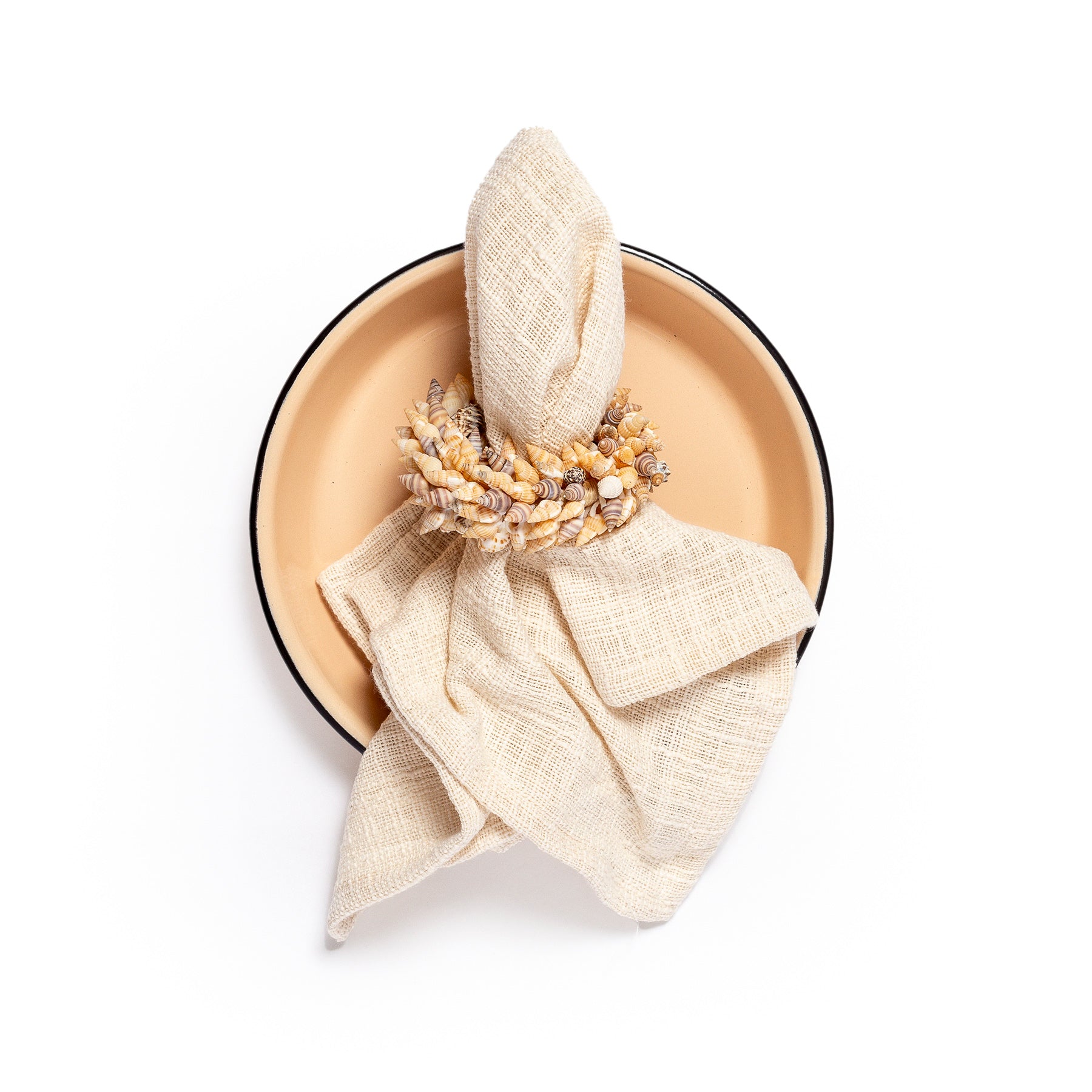 Shell Napkin Ring Set of 4