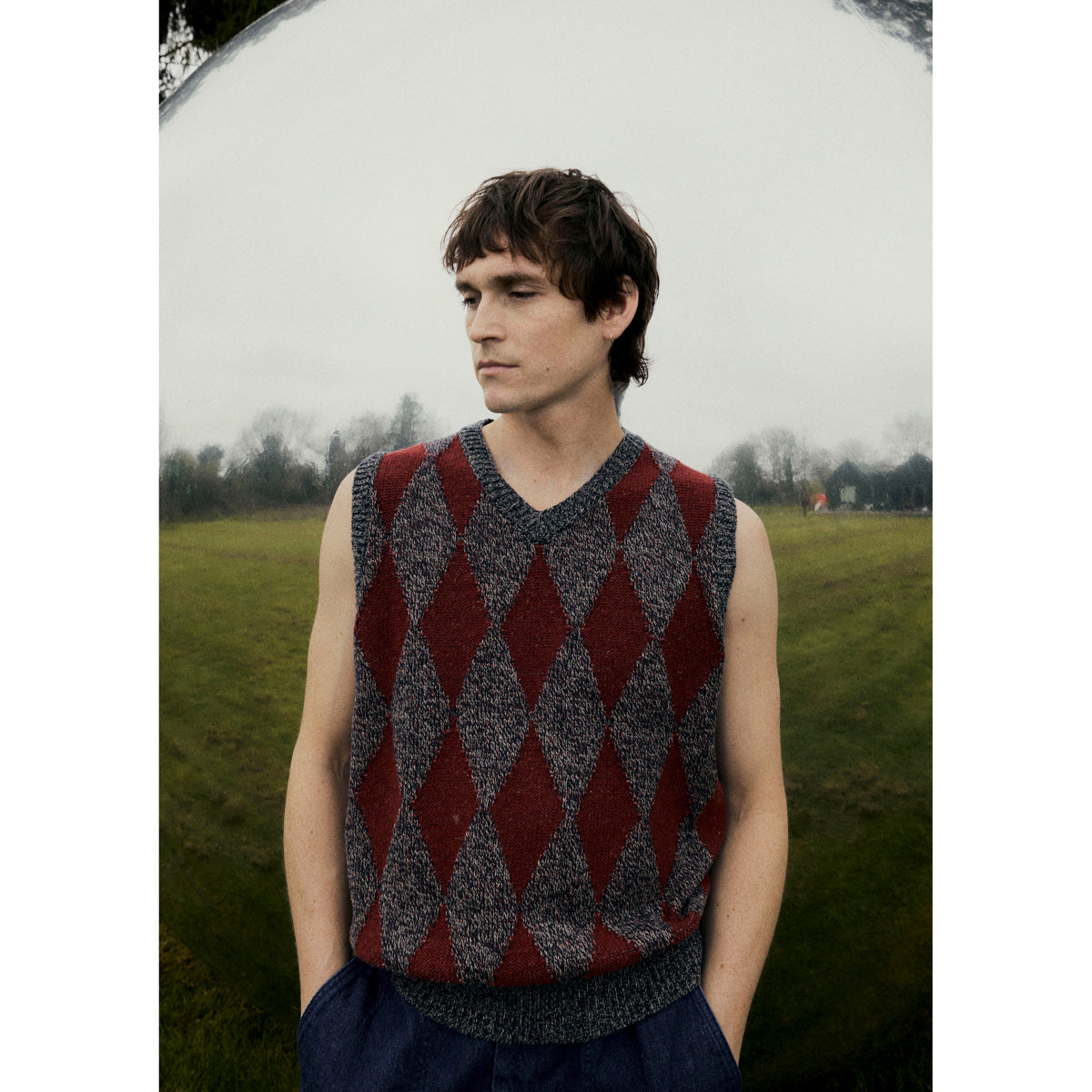 Toast Totem Wool Cotton Knitted Tank