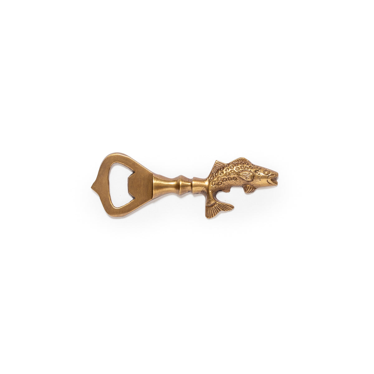 Trout Brass Bottle Opener
