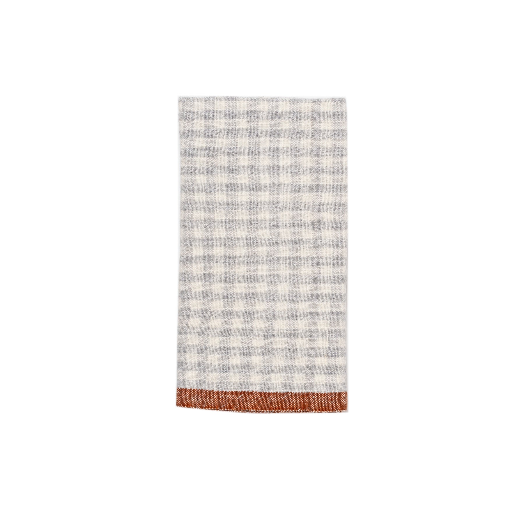Two-Tone Blue Gingham Tea Towel