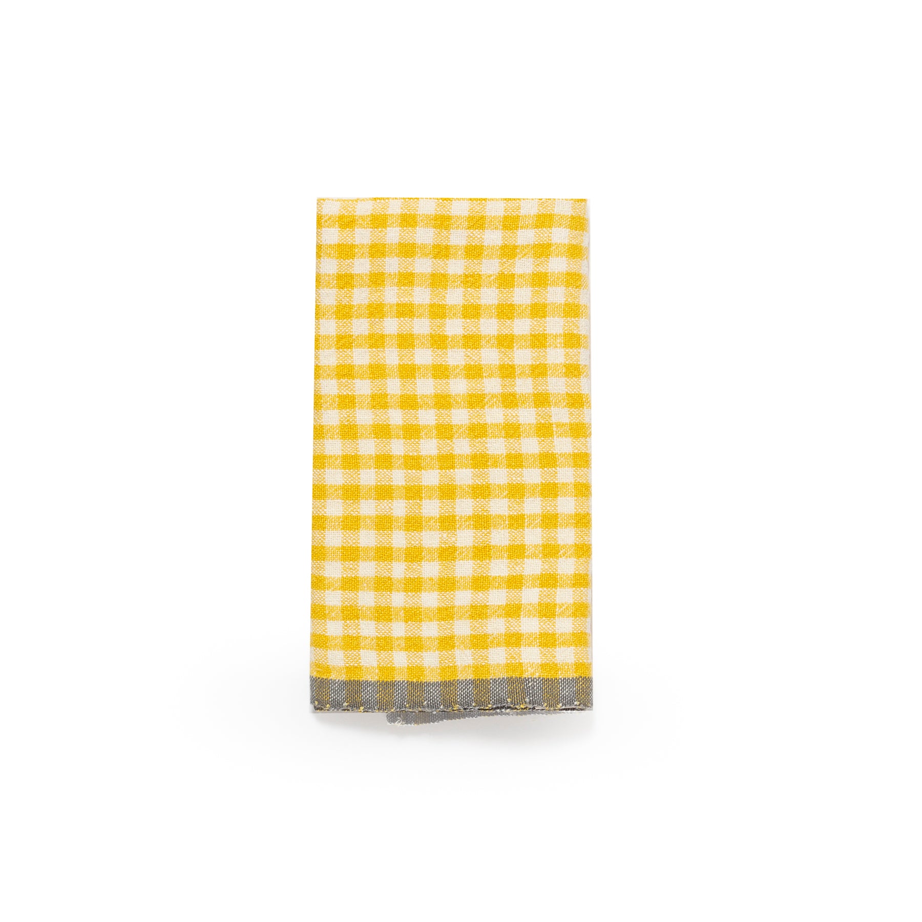 Two-Tone Dijon Gingham Tea Towel