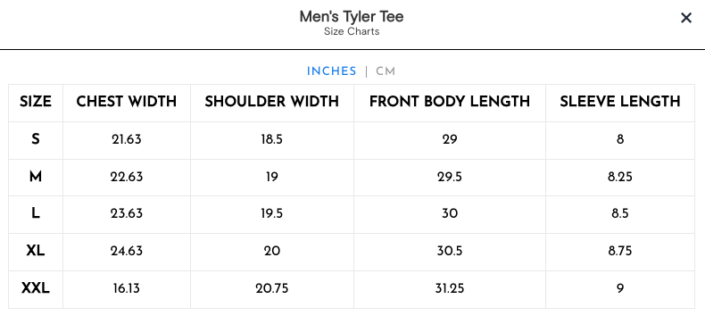 Tyler Cotton Tee in Marigold