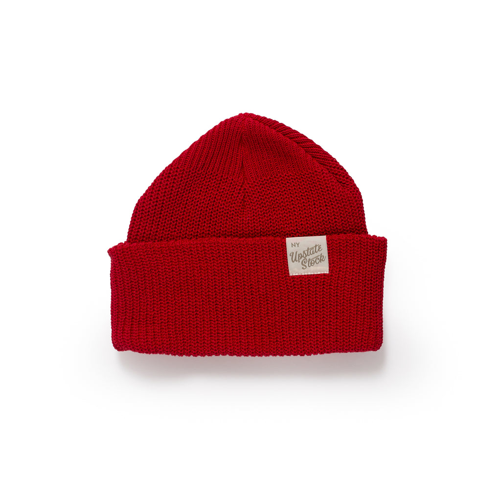 Upstate Stock Cherry Red Watchcap