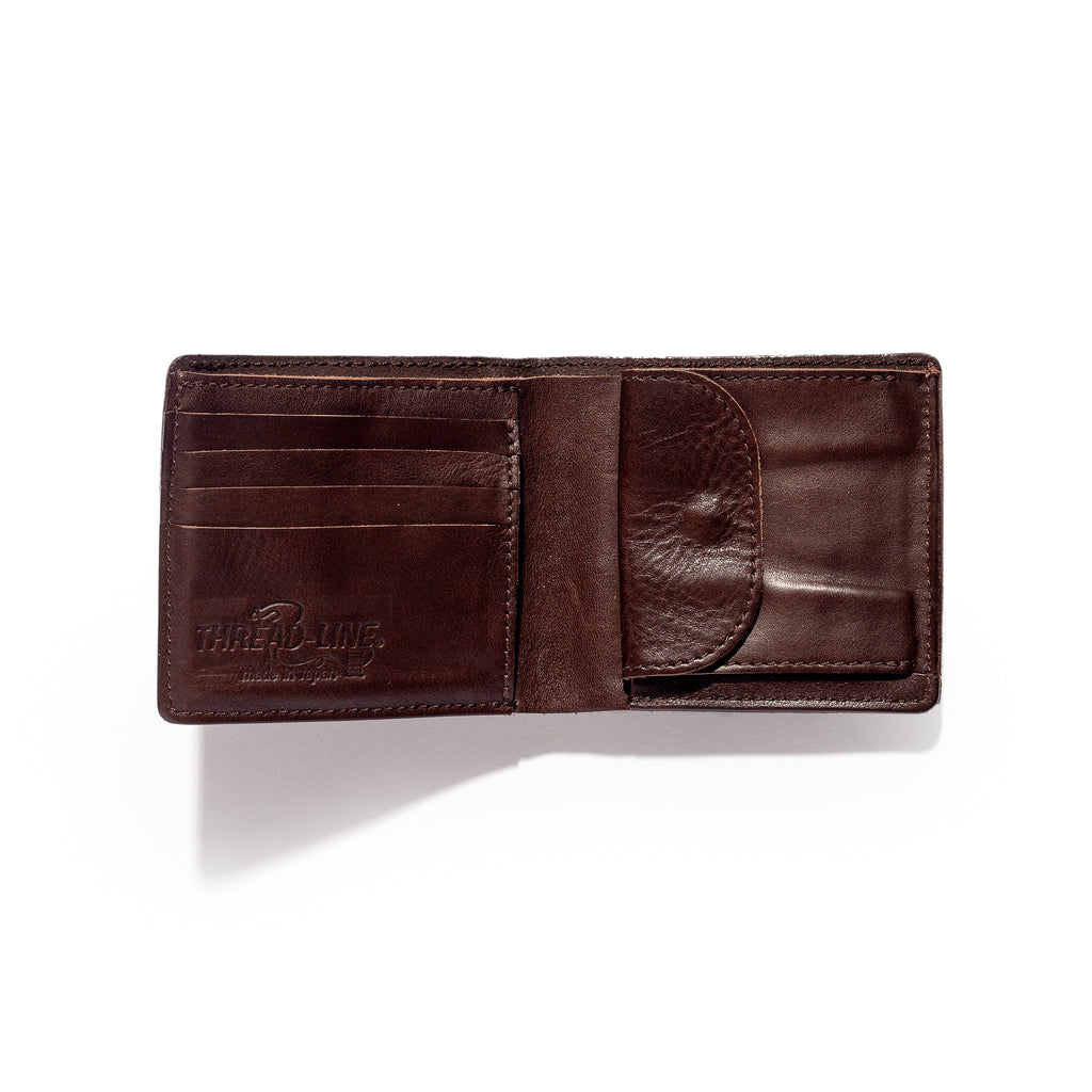 Threadline Washed Leather Wallet