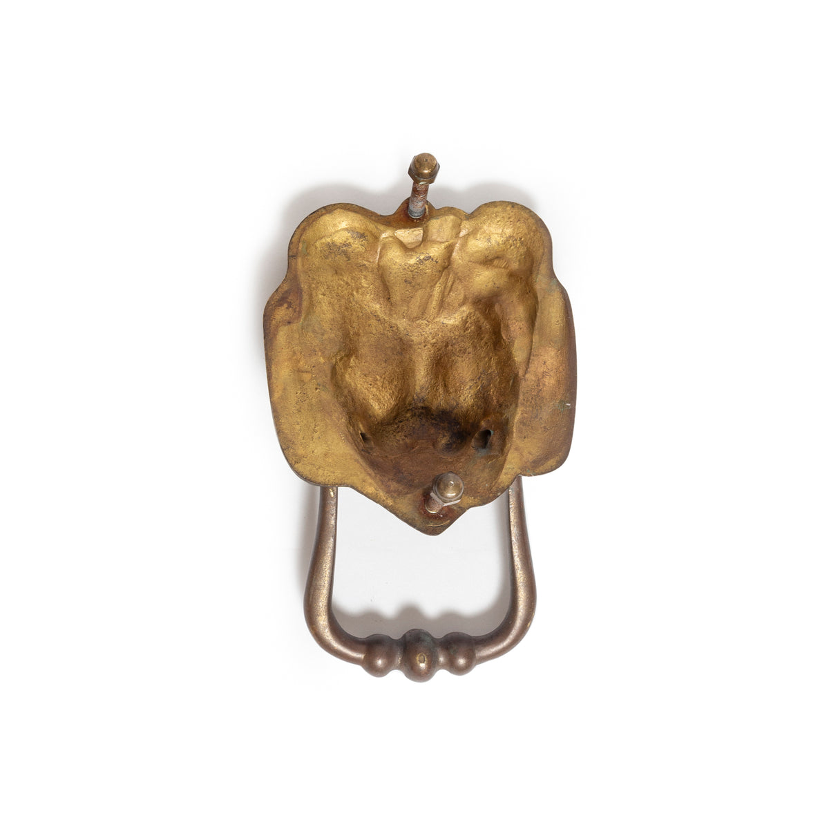 Winslow 19th Century English Lion’s Head Bronze Doorknocker