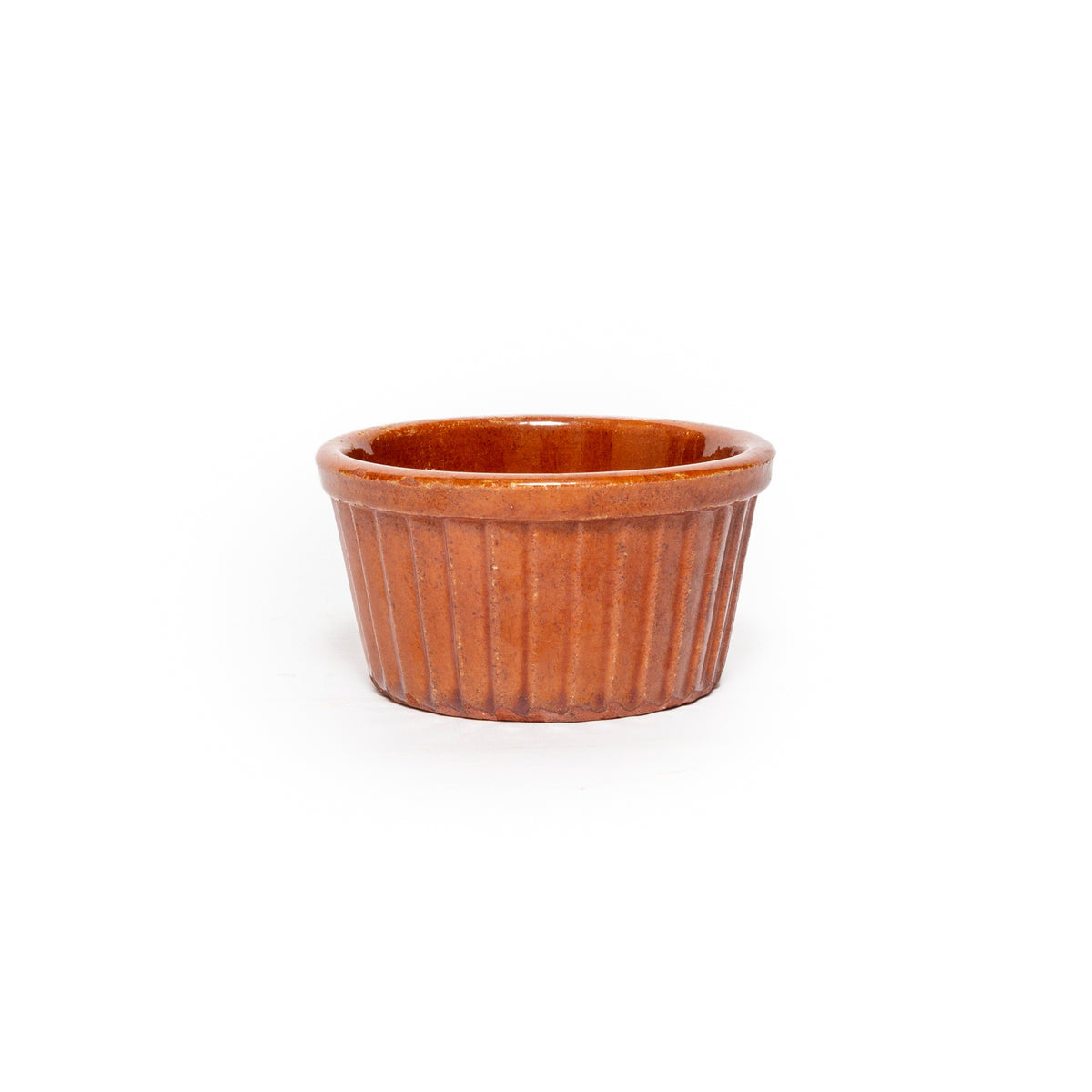 Winslow Redware Fluted Ramekin
