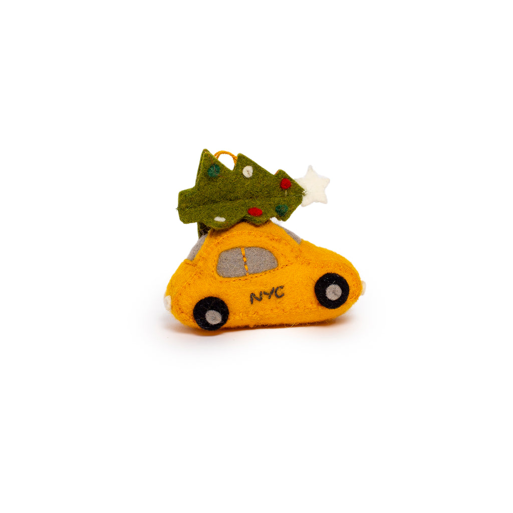 Wool Holiday NYC Taxi Ornament