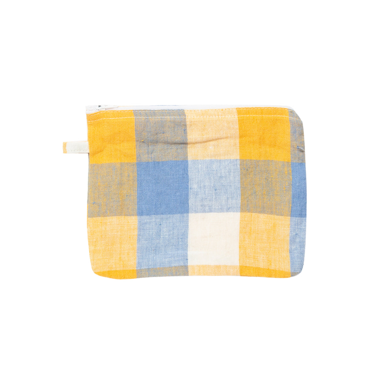 Yarn Dyed Lane Linen Small Pouch