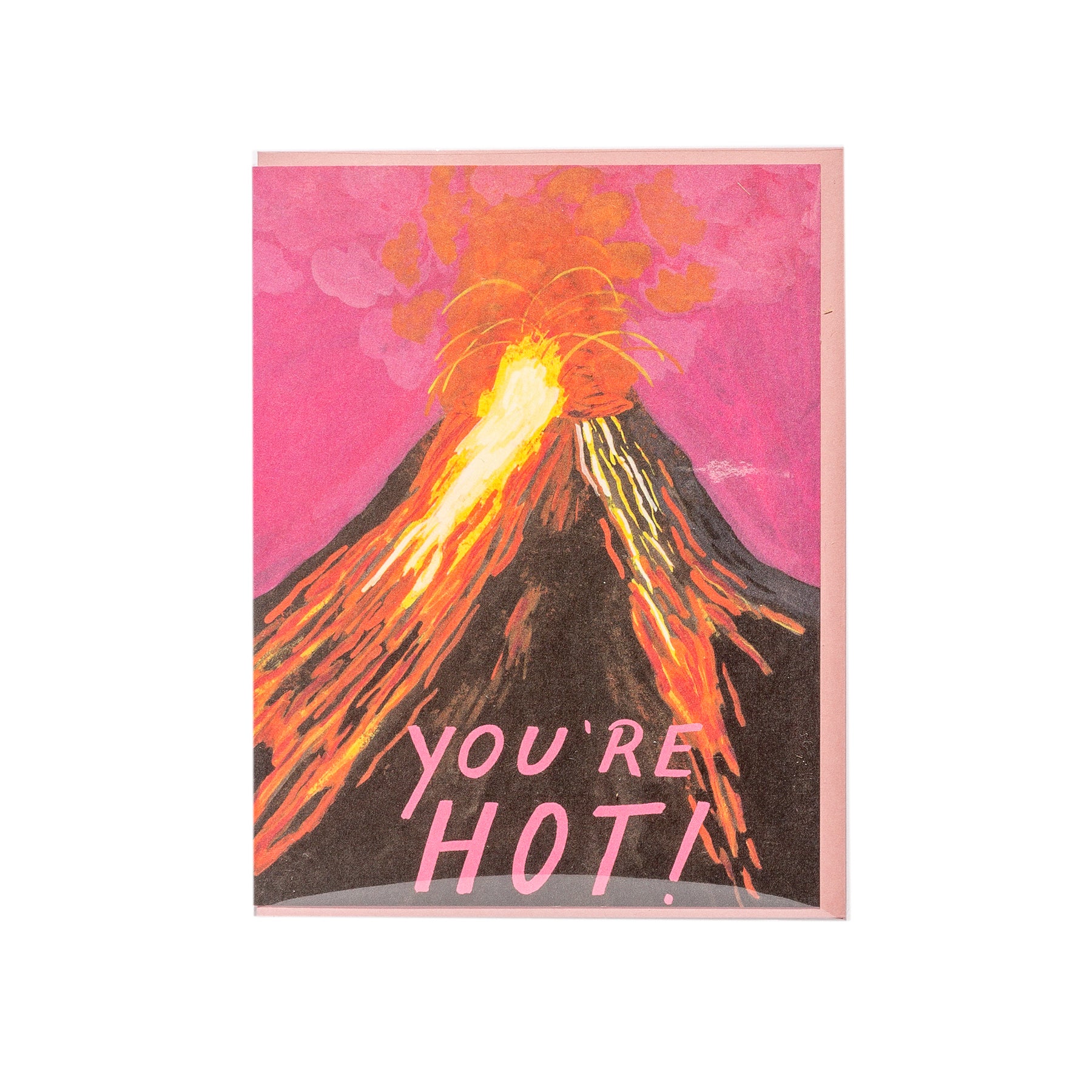 Volcanos Are Hot Card
