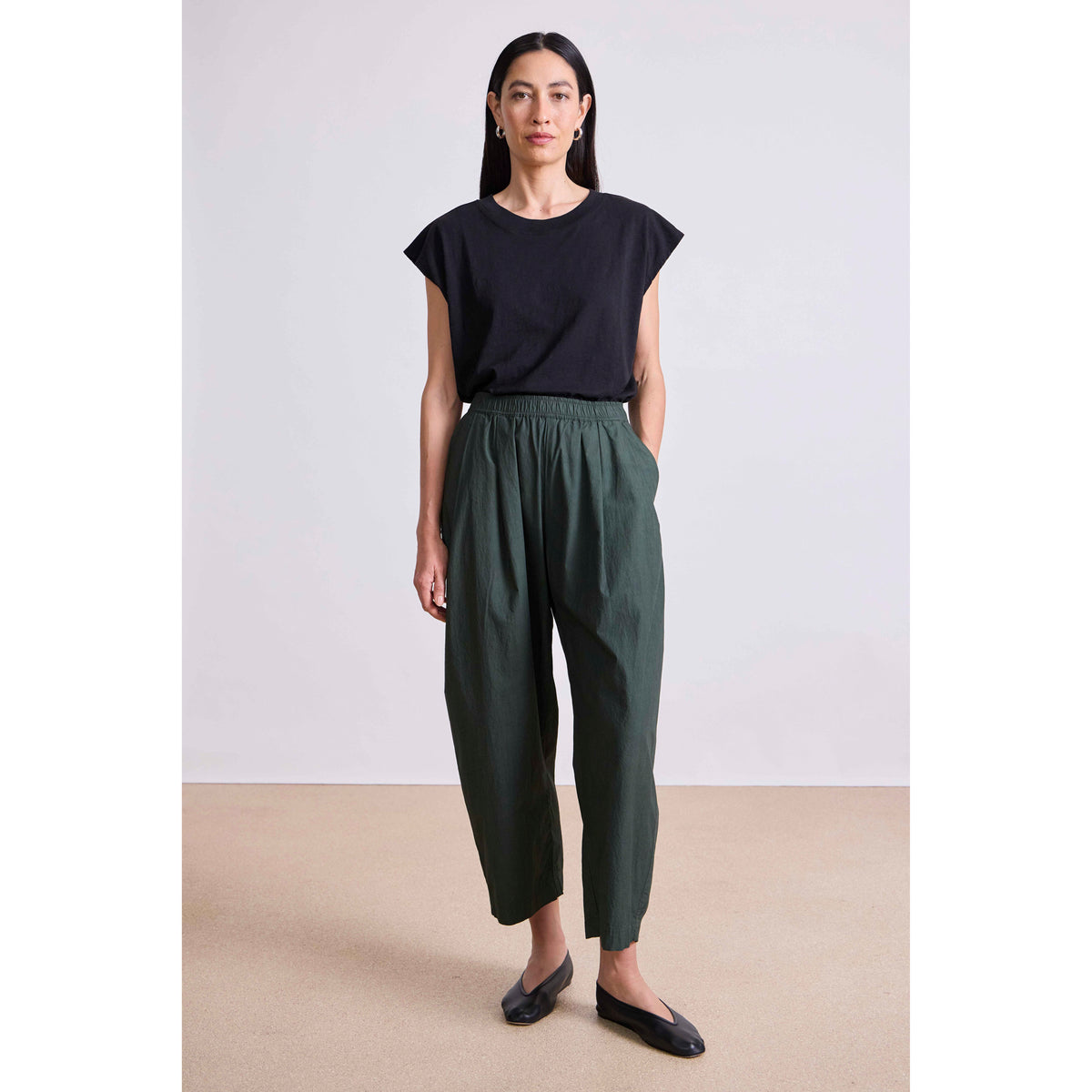 Apiece Apart Spa Pleat Pant in Roisin