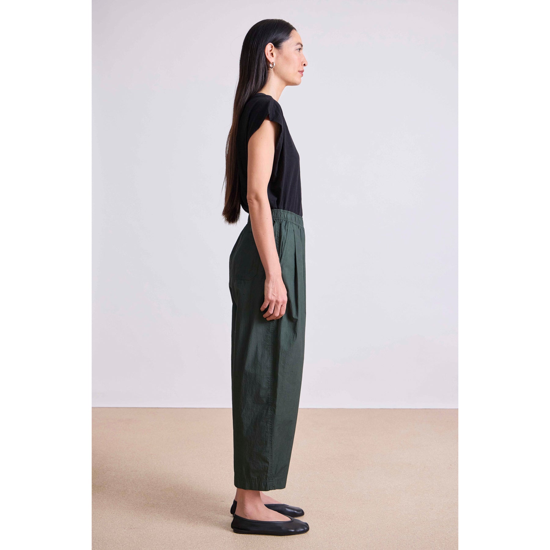 Apiece Apart Spa Pleat Pant in Roisin