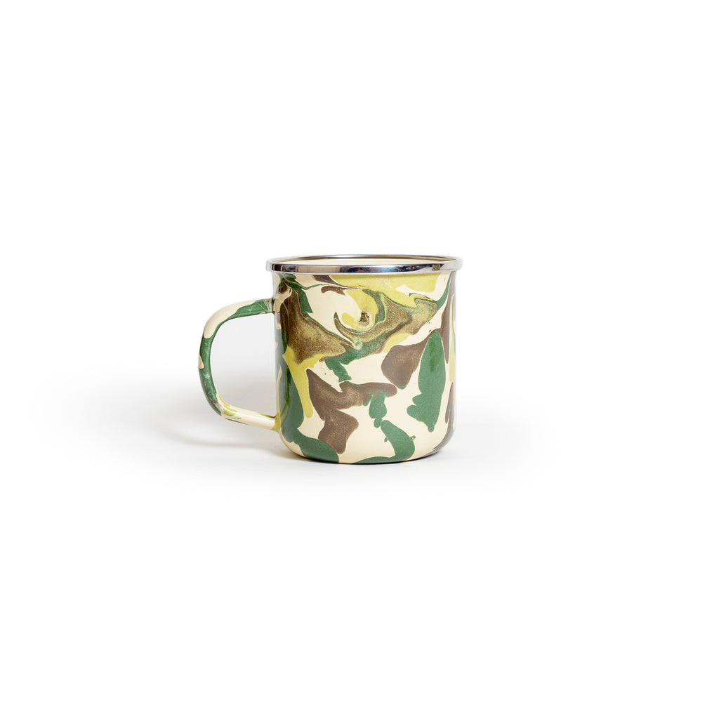 Enamel Camouflage Mug