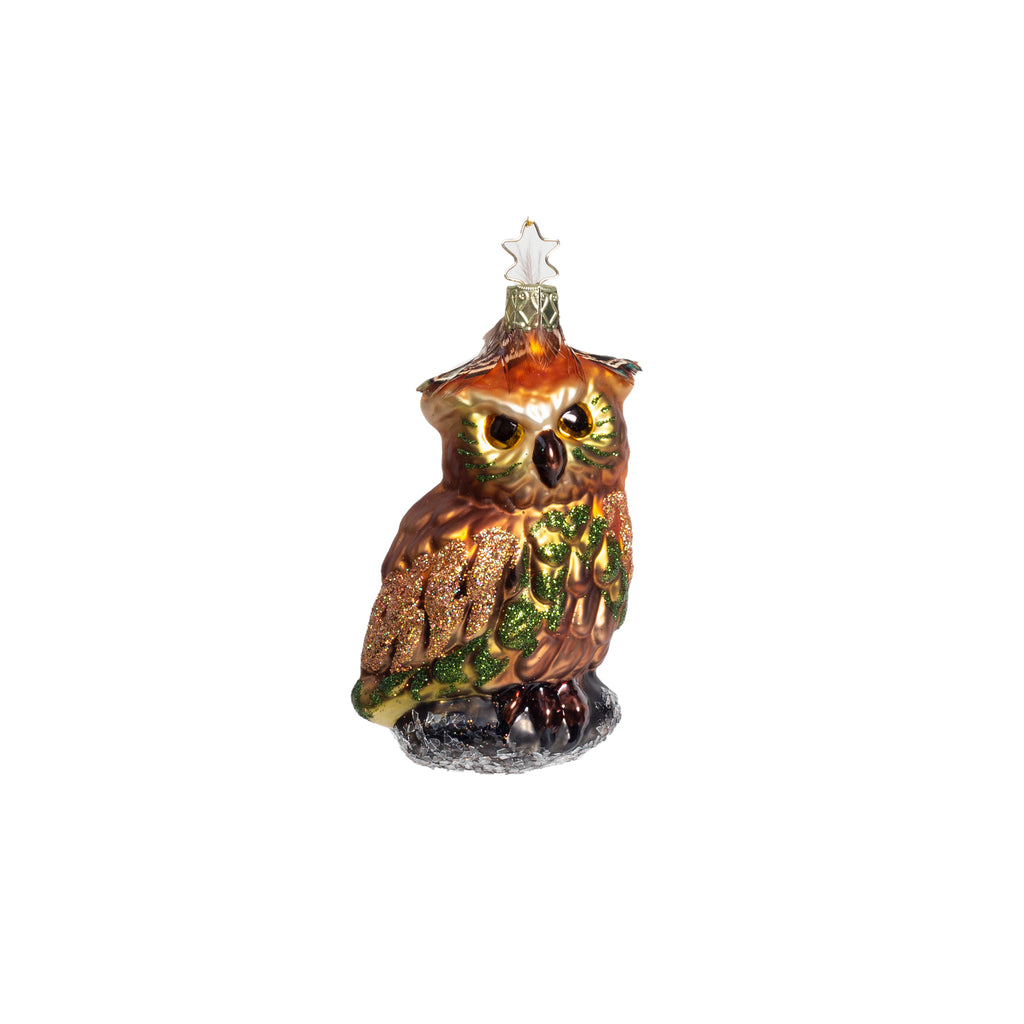 German Owl Ornament