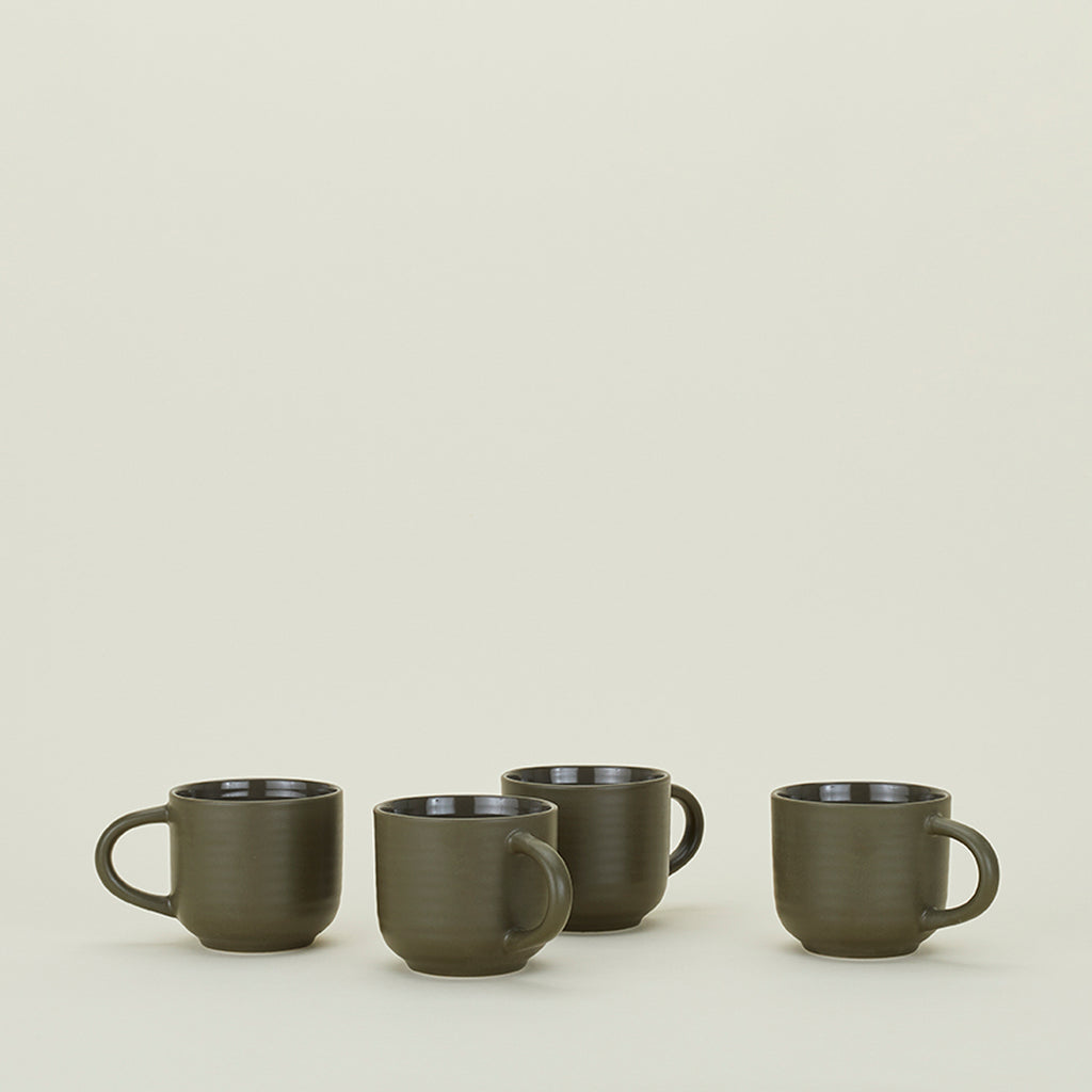 Hawkins New York Mug in Olive Set of Four
