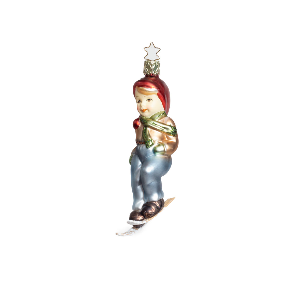 Skiing Boy Ornament