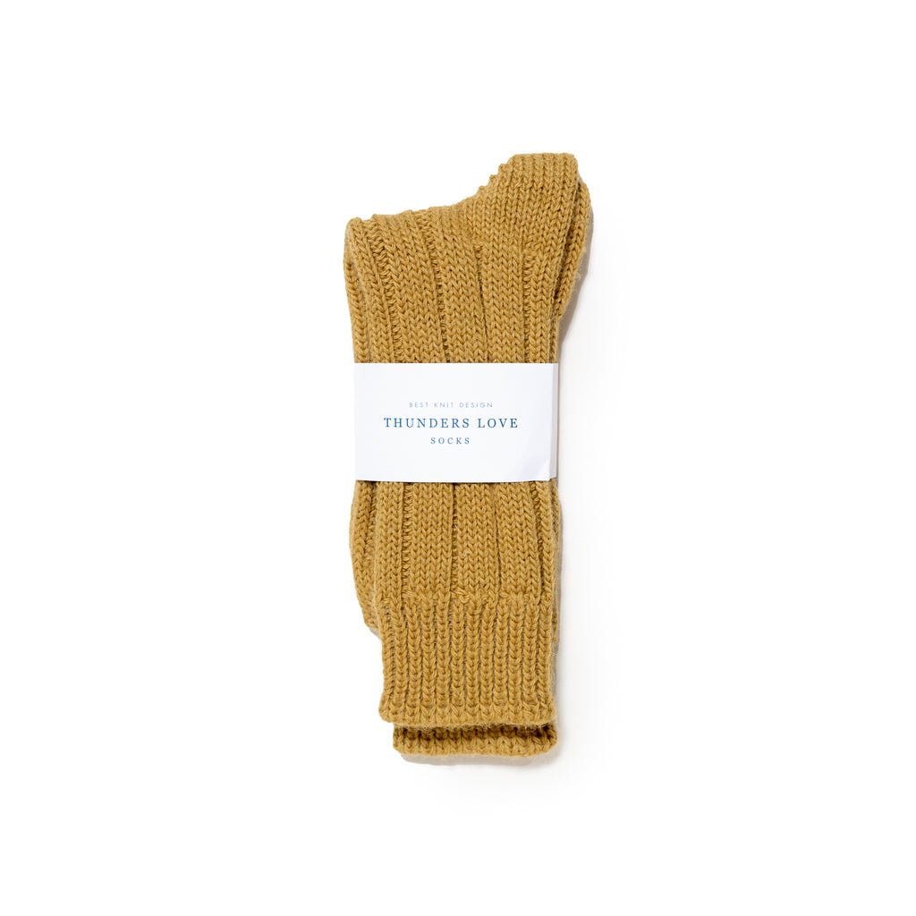 Thunders Love Shetland Sand Wool Socks