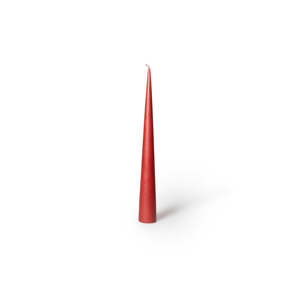 Ester and Erik Red Cone Taper Candle