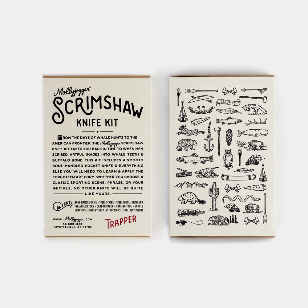 Scrimshaw Pocket Knife DIY Kit Mollyjogger